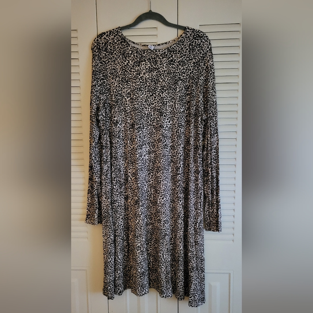 Leopard Swing Dress XL Tall